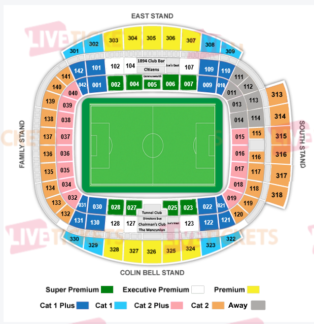 מפת אתיחאד למשחק של מנצ'סטר סיטי