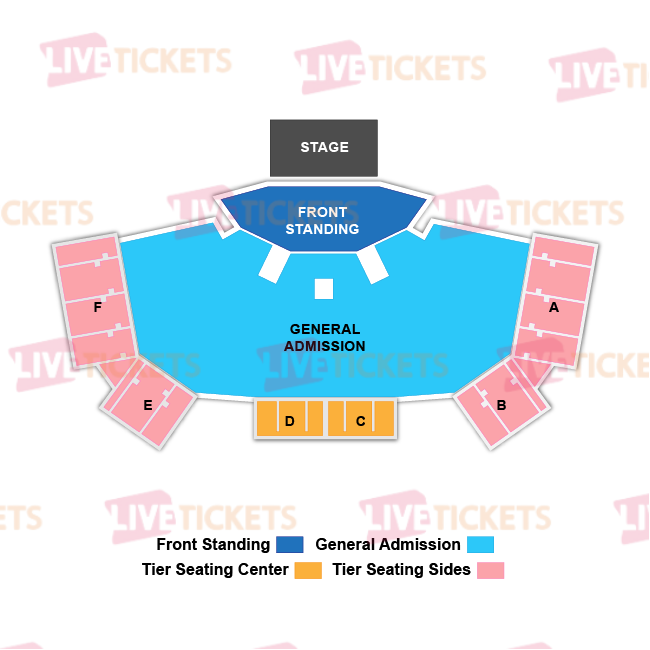מפת Letnany Airport להופעה של הפליימינג ליפס