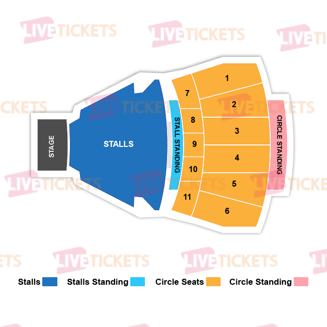 מפת איוונטים אפולו להופעה של דייויד ברן